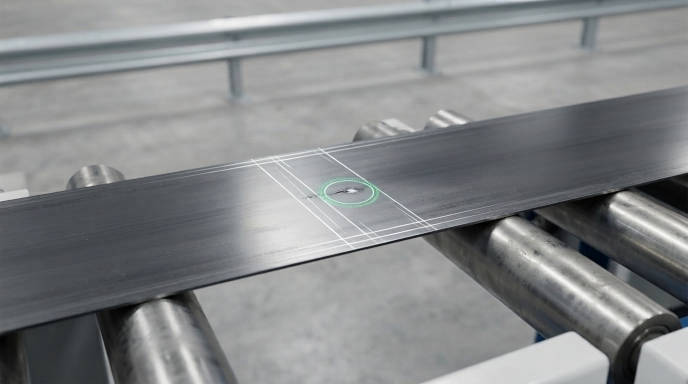 Example image illustrating surface-quality monitoring in the process industry